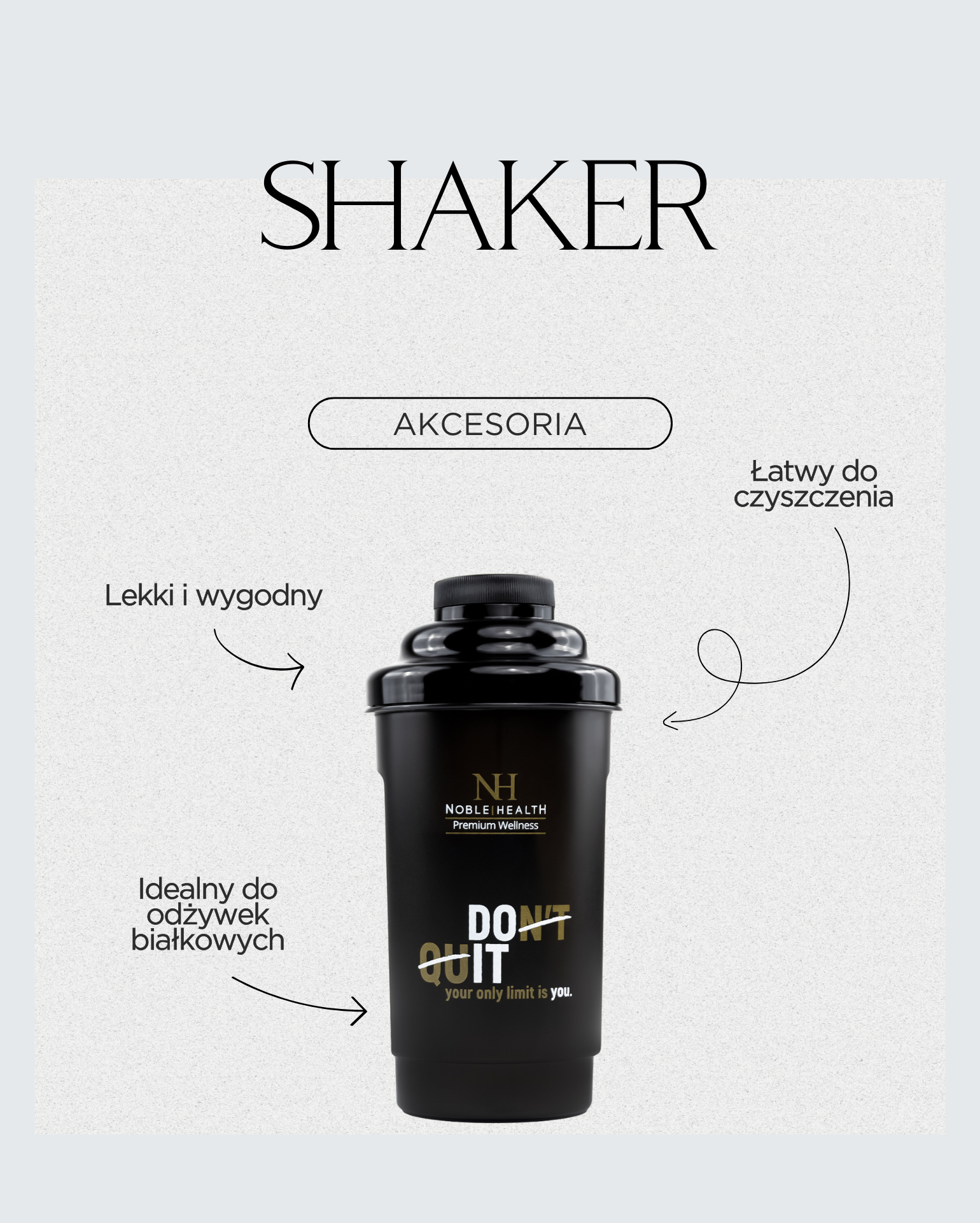 Zestaw Koktajle + Shaker