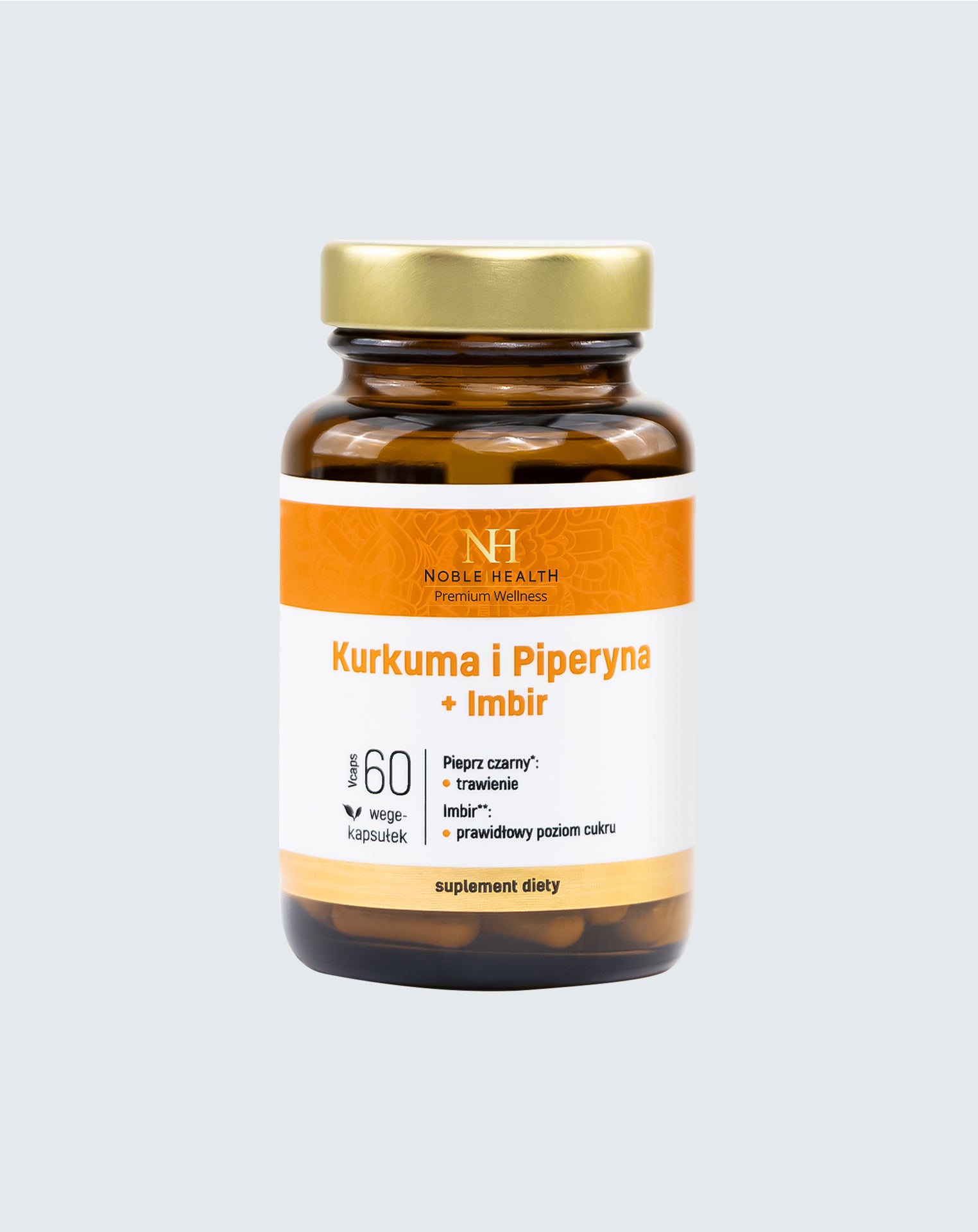 Kurkuma i Piperyna + Imbir Suplement diety