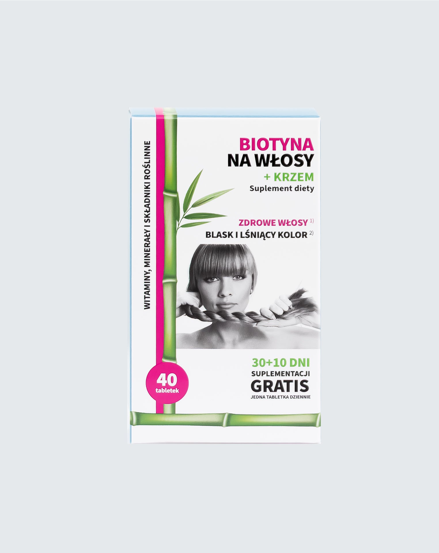 Biotyna na włosy + krzem 40 tabletek