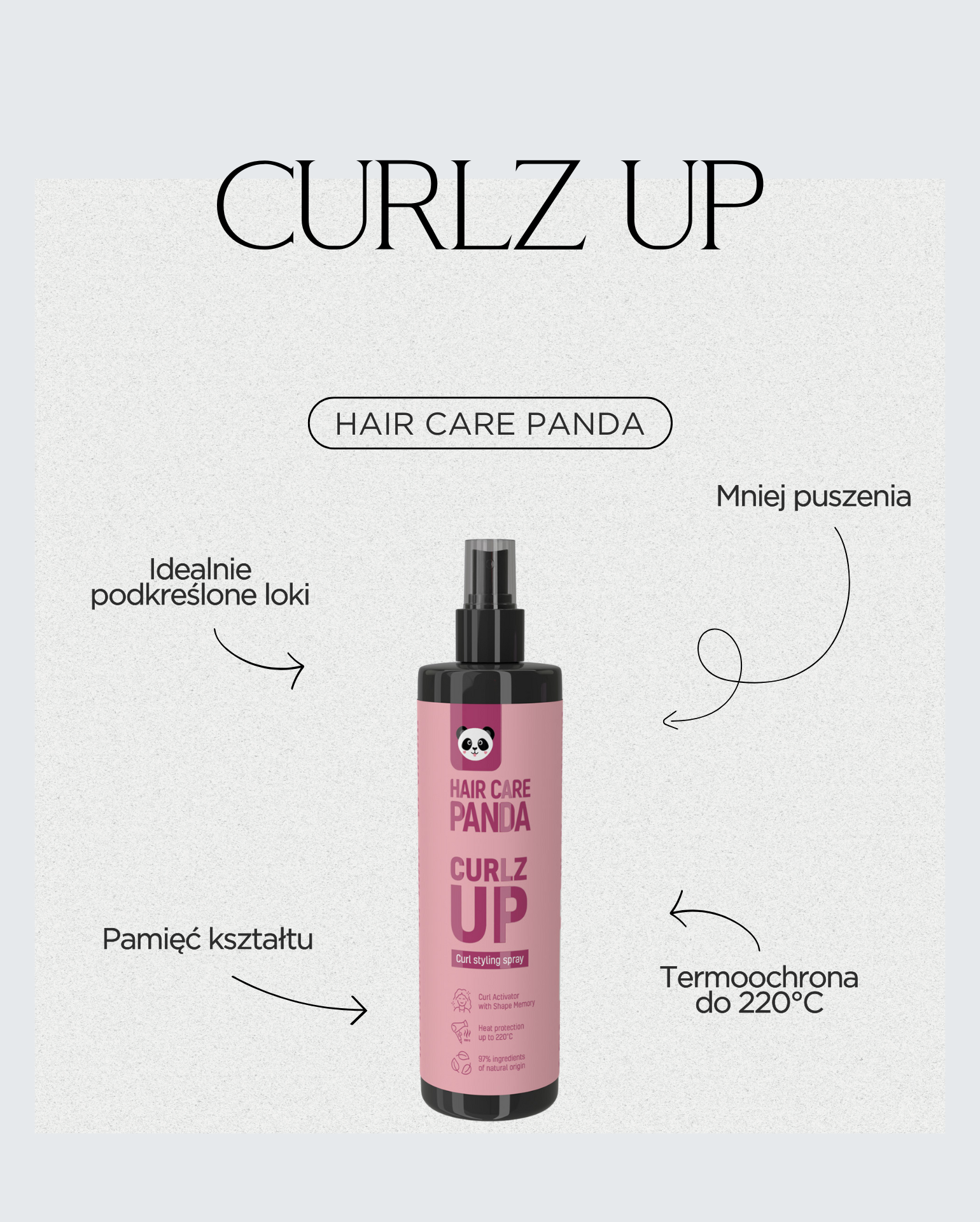 Hair Care Panda Curlz Up