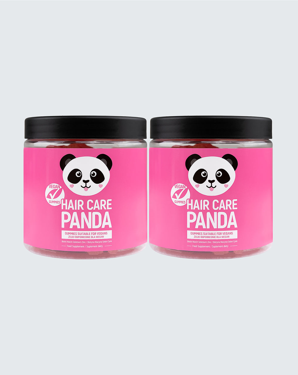 2 x Hair Care Panda Vegan Gummies