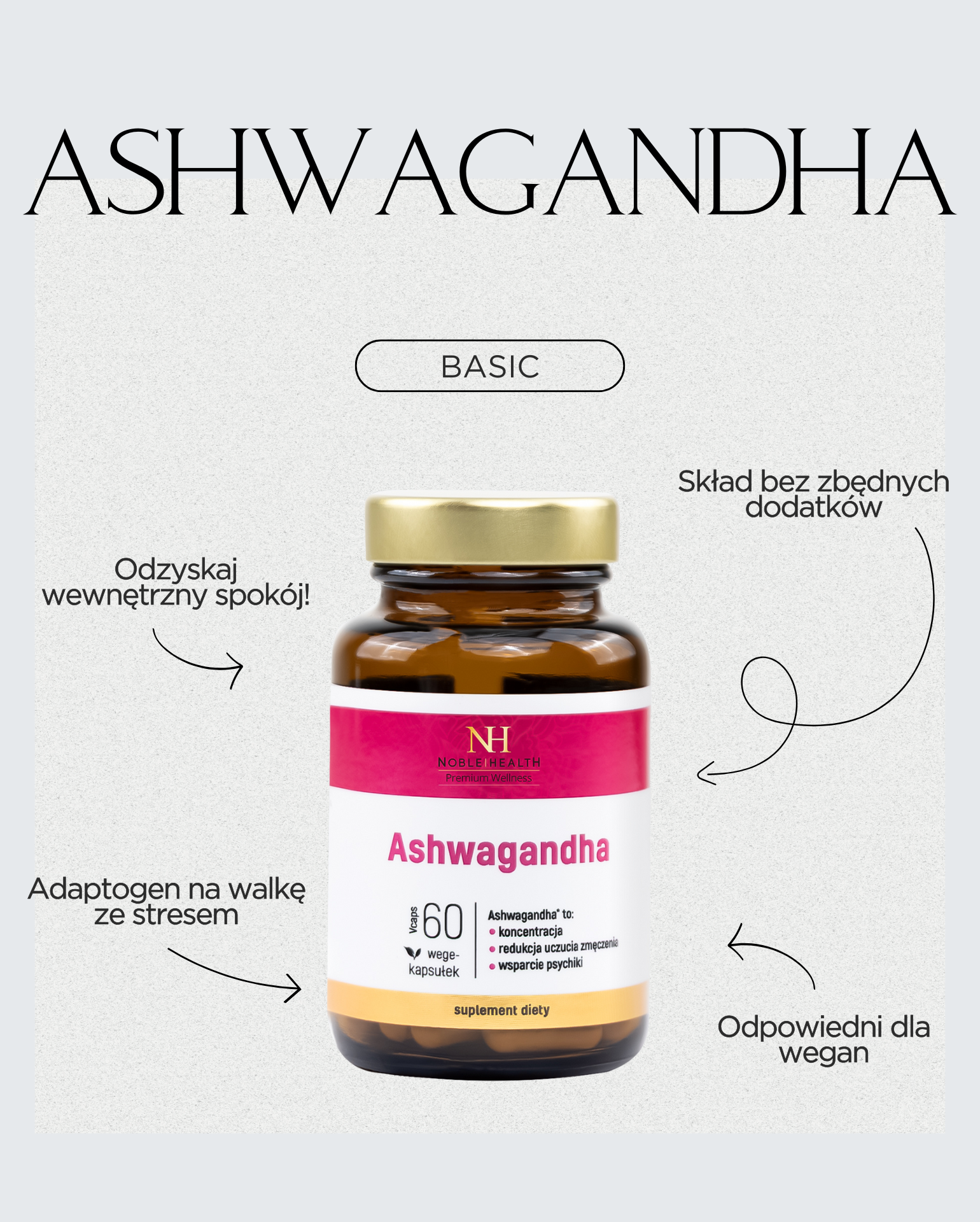 Noble Health Ashwagandha suplement diety