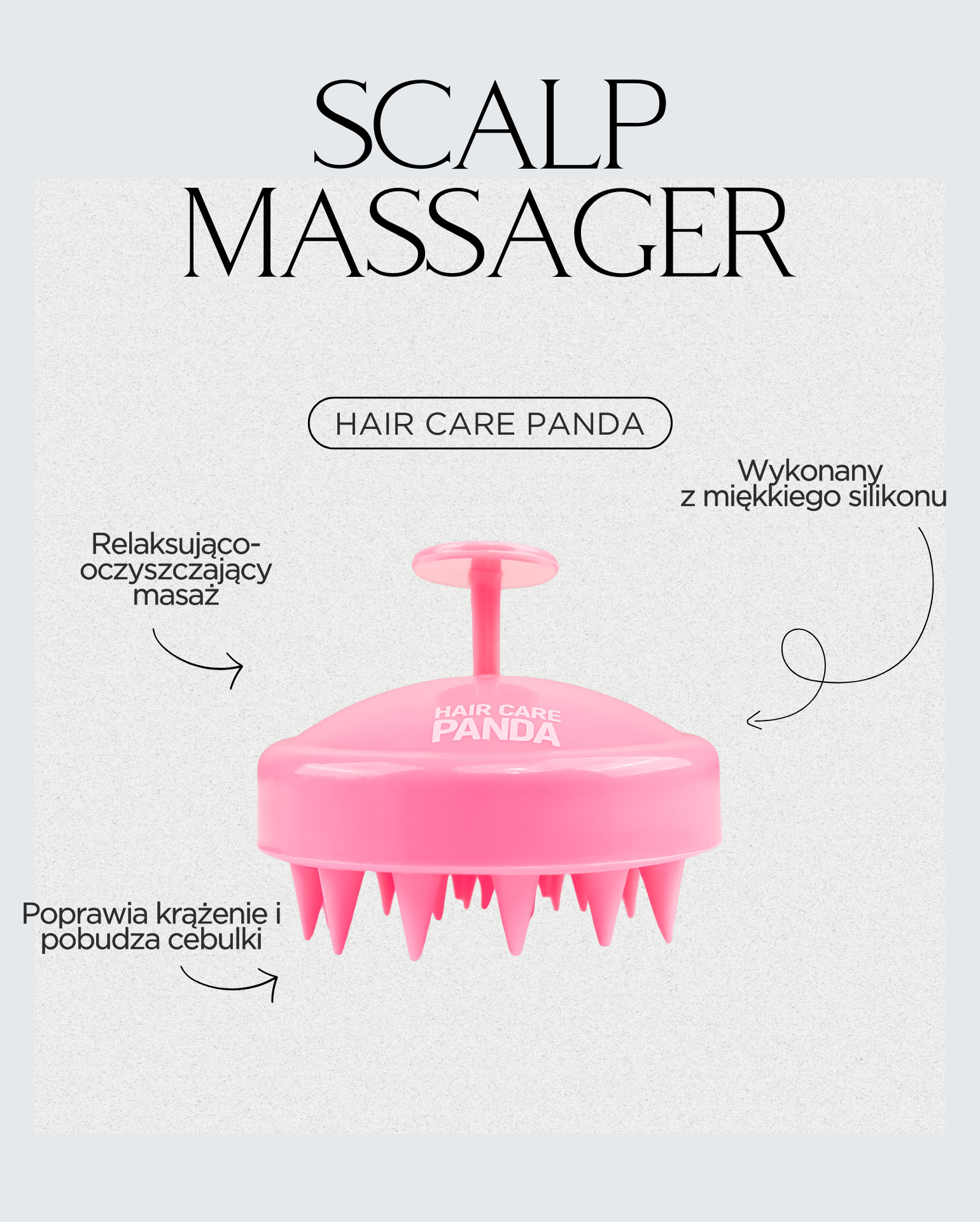 Hair Care Panda Scalp Massager