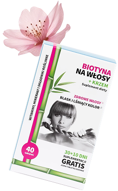 Biotyna na włosy + krzem