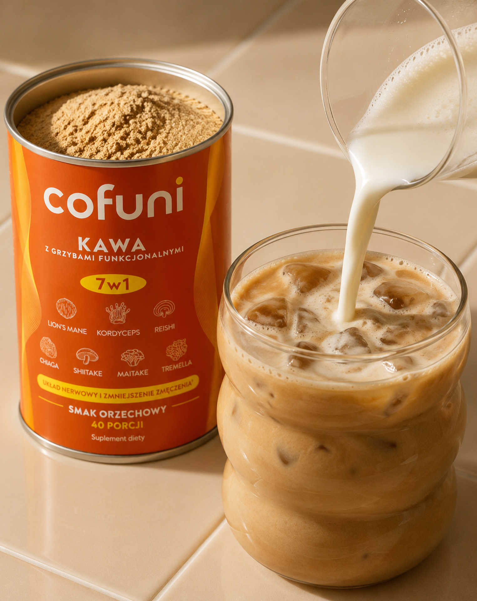 Cofuni – kawa z grzybami funkcjonalnymi