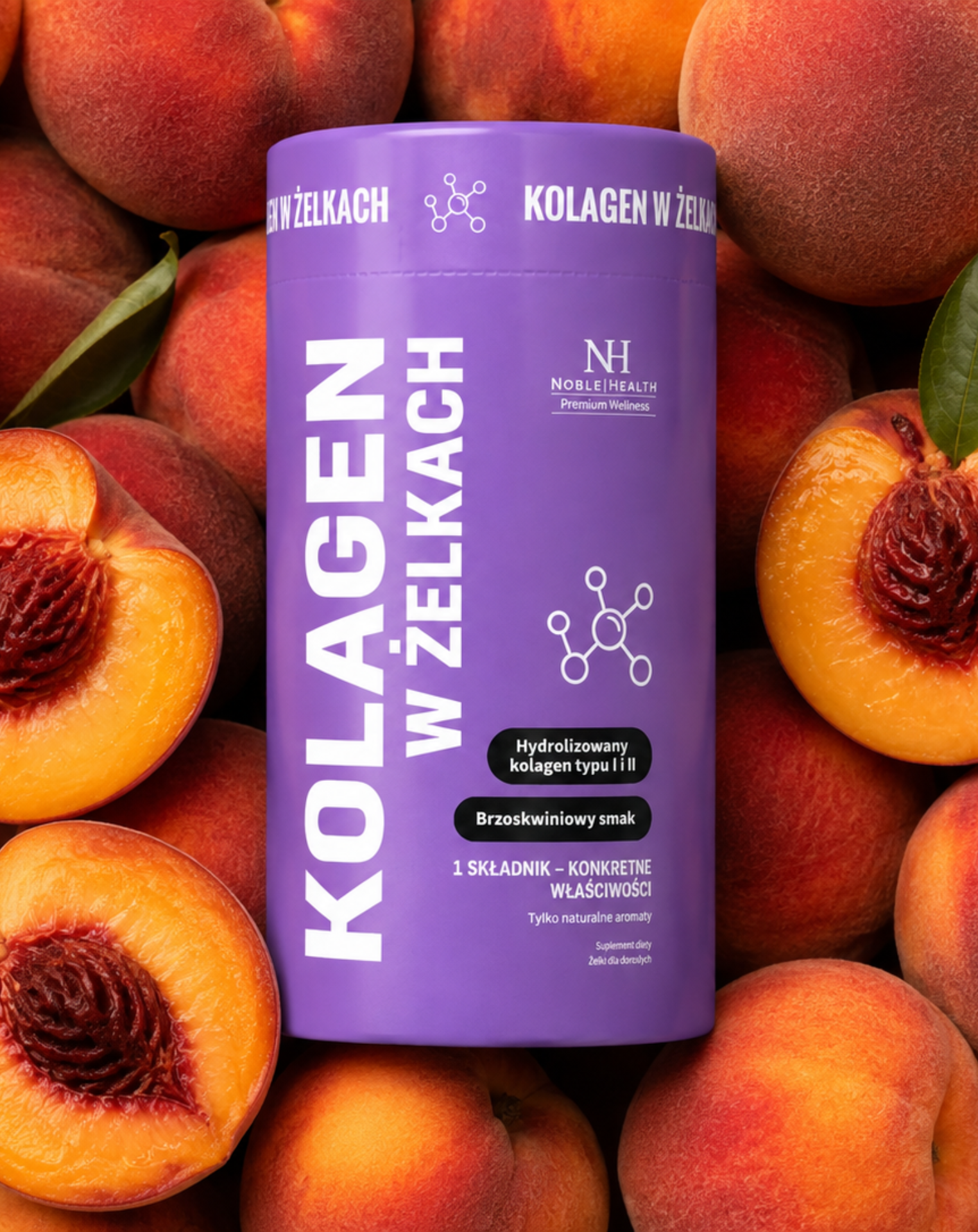 Kolagen w żelkach – hydrolizowany kolagen typu I i II