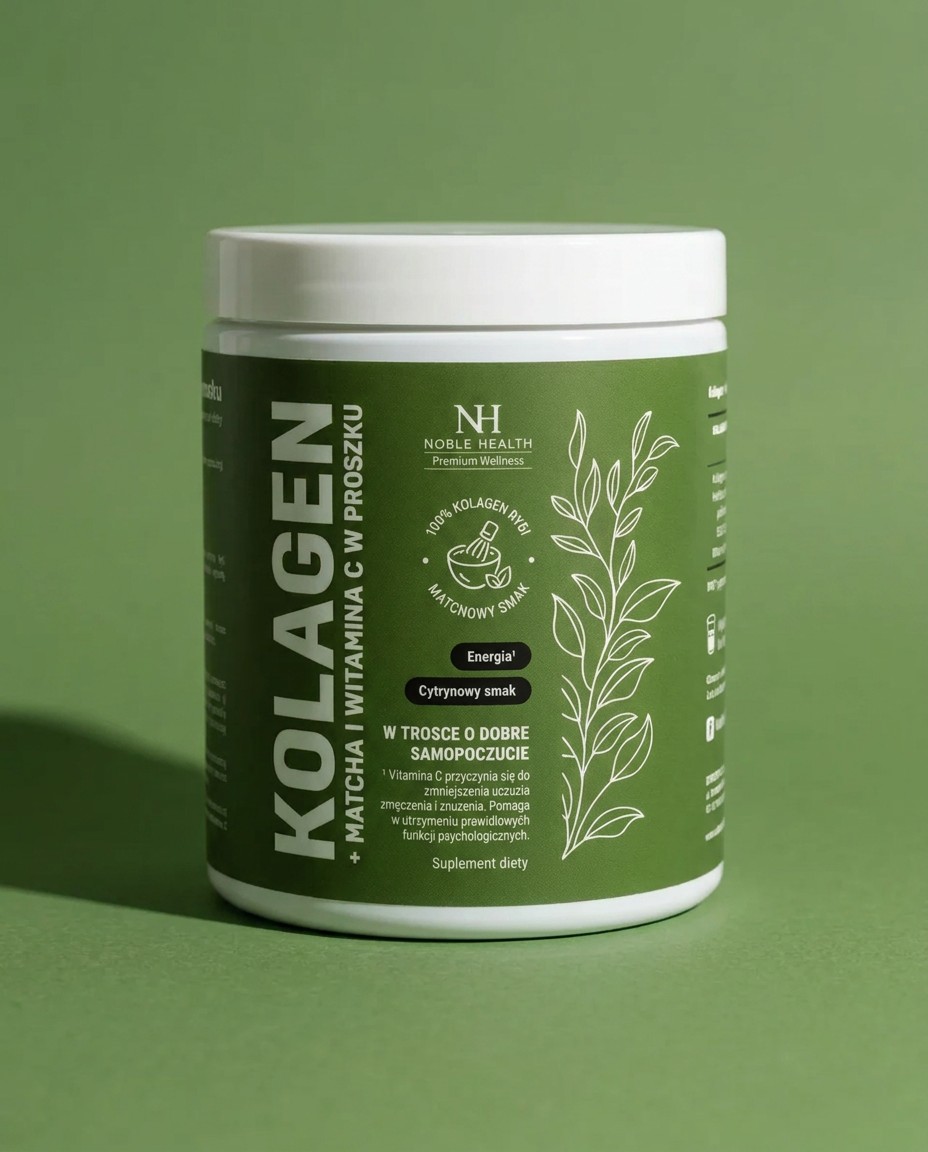 Kolagen + matcha i witamina C w proszku - w trosce o dobre samopoczucie
